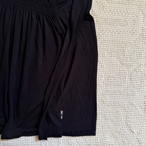 NWT Lane Bryant Crochet V-Neck Cinched Waist Navy Boho Flowy Top Size 18/20 - Picture 5 of 7